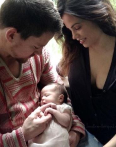 Glenn Tatum son Channing Tatum with ex-wife Jenna Dewan and daughter Everly Elizabeth Maiselle Tatum.